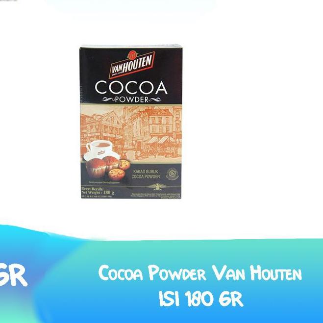 

GRATIS ONGKIR✅COCOA POWDER/COKLAT BUBUK VAN HOUTEN 180 GR|RA5