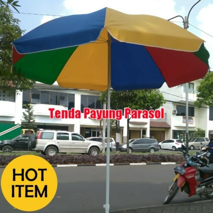 Payung Jumbo 180Cm Warung Cafe Meja Stand Pameran Tenda Terpal Besar