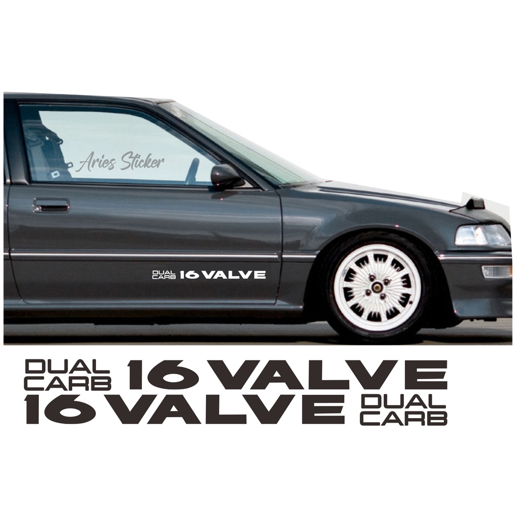 STIKER 16 VALVE GRAND CIVIC NOUVA LX