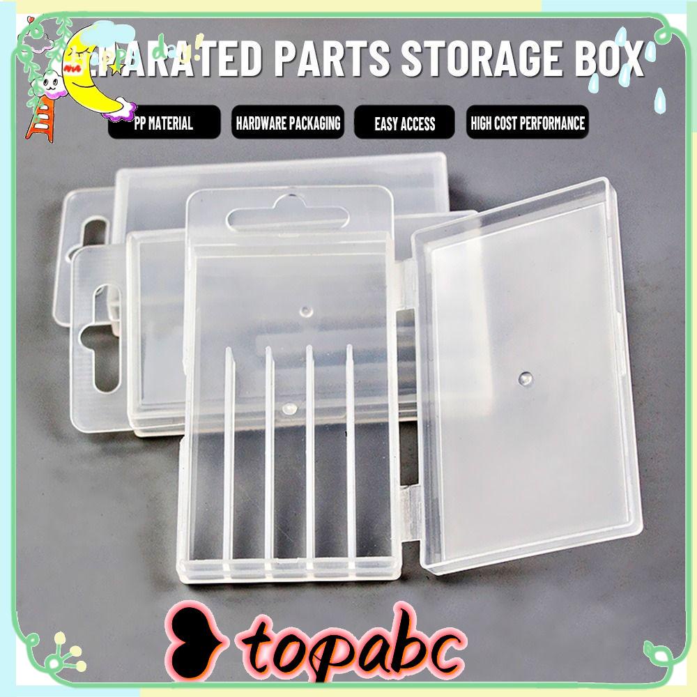 Top 3pcs Kotak Penyimpanan Transparan Plastik Serba Serbi Organizer Alat Pancing Aksesoris Barang Kecil Case