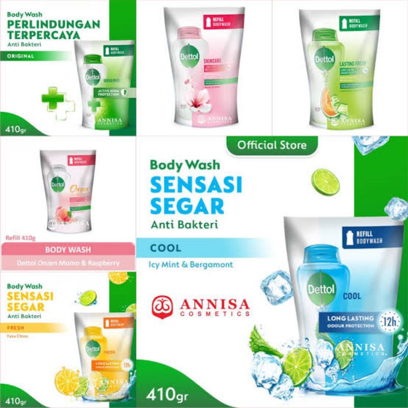 dettol bodywash refill 410gr