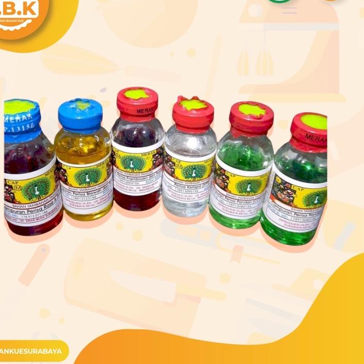 

⇸ Essence Cair untuk Kue / Perisa Makanan Cap Merak / Penguat Rasa Cap Merak / Bahan Kue TERMURAH カ