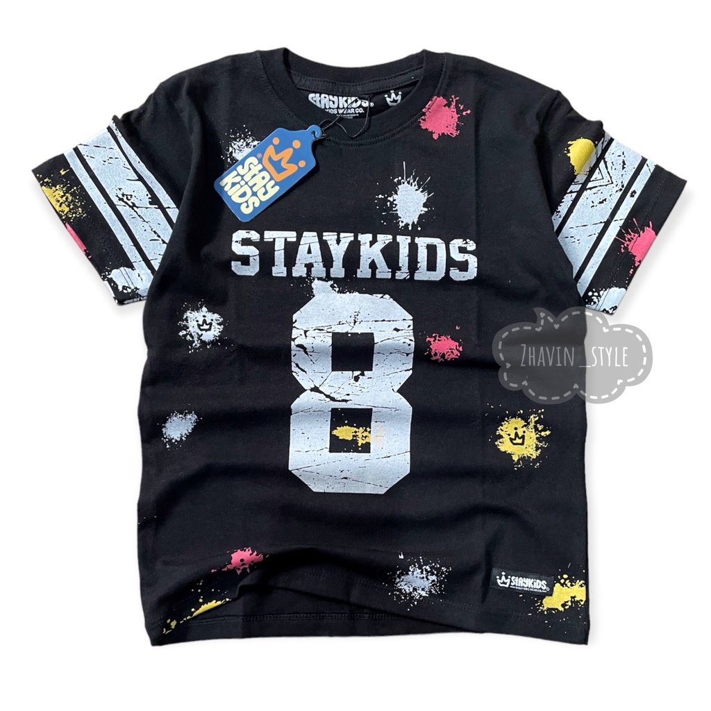 Zhavin Baju Kaos Distro Anak Usia 1-12 Tahun Bahan Katun Combed 30s