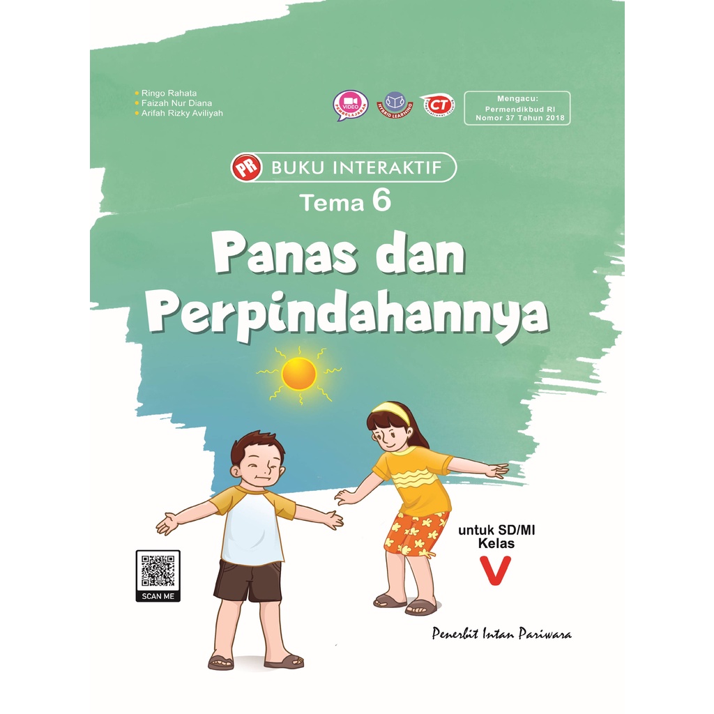 Buku LKS/PR Interaktif SD Kelas 5 Tema 6 7 8 9 Semester 2 Intan Pariwara TH 2022