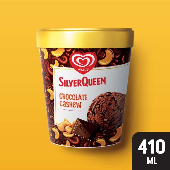 

1 Pcs Selection Silverqueen 410 ml - Es Krim/Ice Cream Wall's