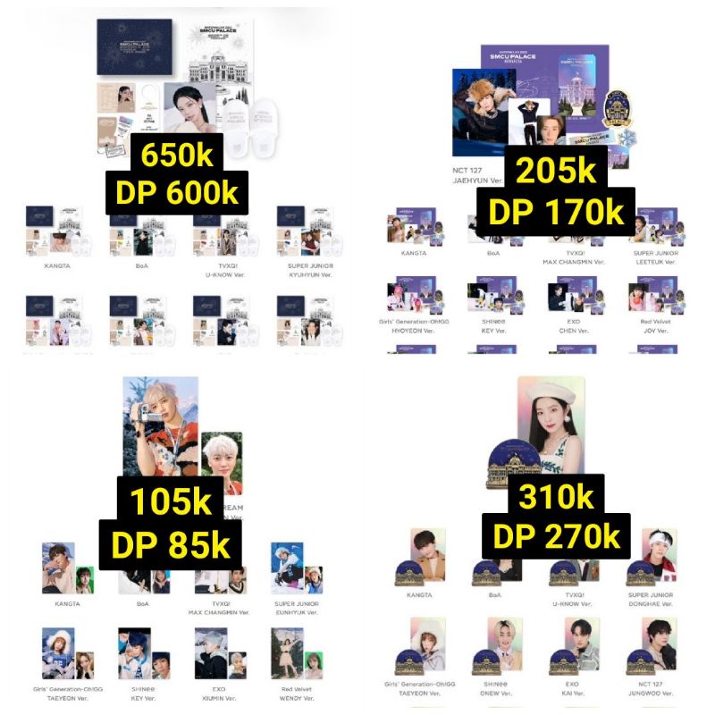 [DP] PO MD SMCU KWANGYA WELCOME KIT AR TICKET 4X6 PHOTO MAGNET SET  AESPA NCT 127 DREAM WAYV EXO SNS
