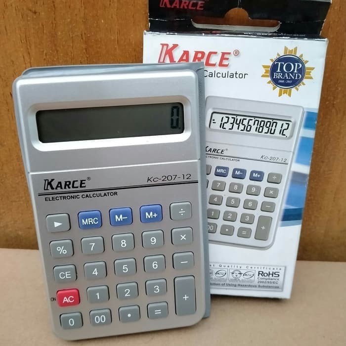 

SALE Kalkulator Karce KC-207 12 Digit - Calculator Desktop KC 207 Original