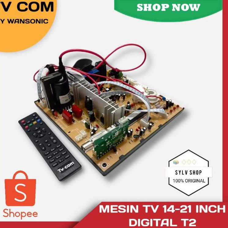 Murah Mesin TV tabung digital/analog/tanpa tuner china WCOM TORAS 14INCH  - 21 inch TABUNG free pack