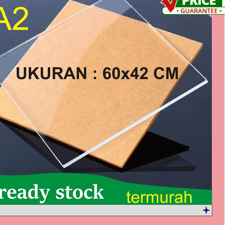 

Miliki AKRILIK TRANSPARAN / MIKA BENING 3MM A2 42X60CM 팝