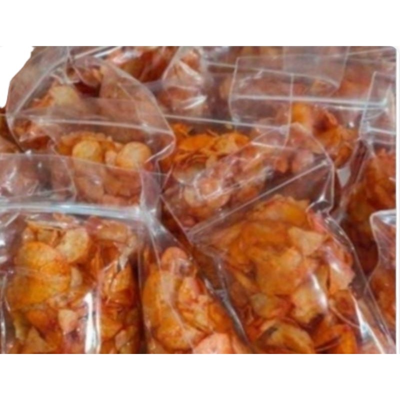 

KRIPIK KENTANG BALADO/PEDAS/ASIN 250 gram