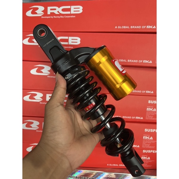 Shockbreaker Shock rcb vario 125/150 vario beat scoopy fino mio Shock tabung atas single hitam tbg gold rcb original