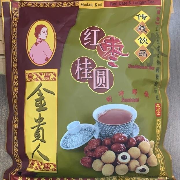 

[BISA COD] MADAM KIM Red Date and Longan Tea (Teh Herbal Angco dan Longan)
