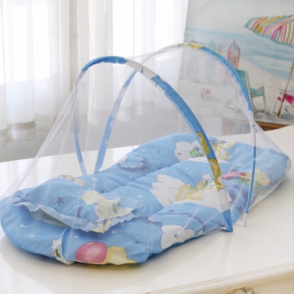 Unik kasur lipat kelambu set baby bayi kasur bayi dengan kelambu set baby Limited