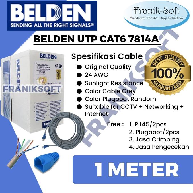 Jual Produk Kabel Lan Belden Cat Meter Utp Rj Tebal Original Usa