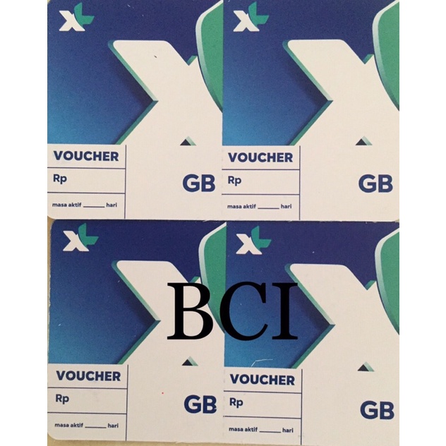 

Voucher XL Kosong Nasional 1 box 200sn