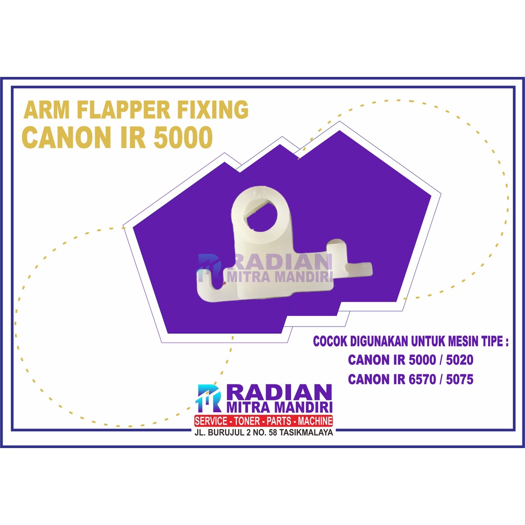 ARM FLAPPER FIXING IR 5000 / IR 5570 SERIES
