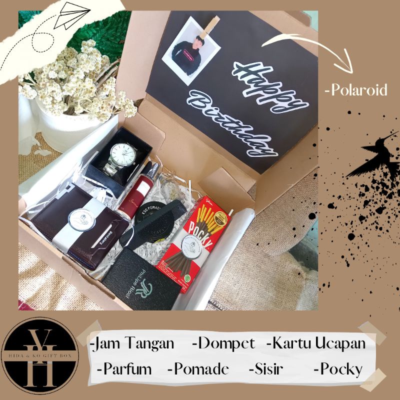 Hampres pria, Kado untuk pria, bingkisan untuk pria, kado foto