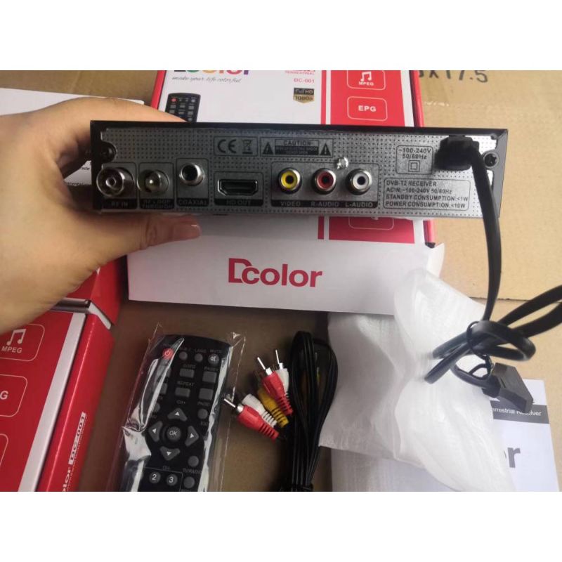 Set top box tv digital new D'COLOR , murah berkualitas