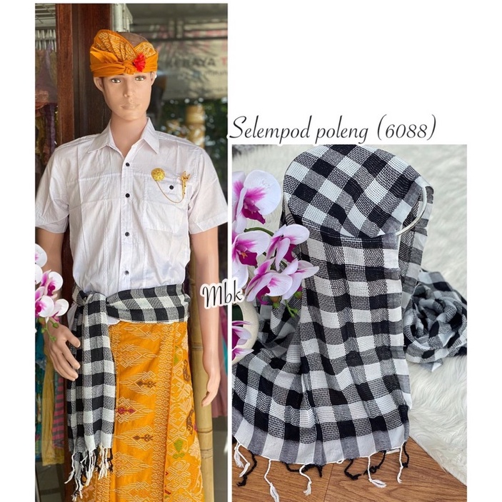 [COD] selendang rajut pria// selendang bali pria// selendang pria adat ke pura// selendng pria terba