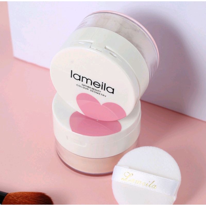 Bedak tabur LAMEILA 3050 setting powder long lasting berkualitas