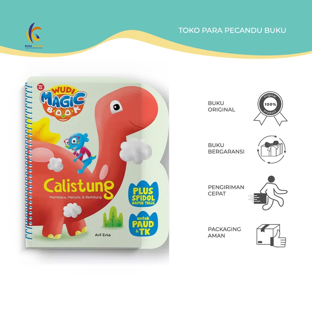 Buku Bacaan Anak | Wudi Magic Book Calistung -  BUKUKALUKU