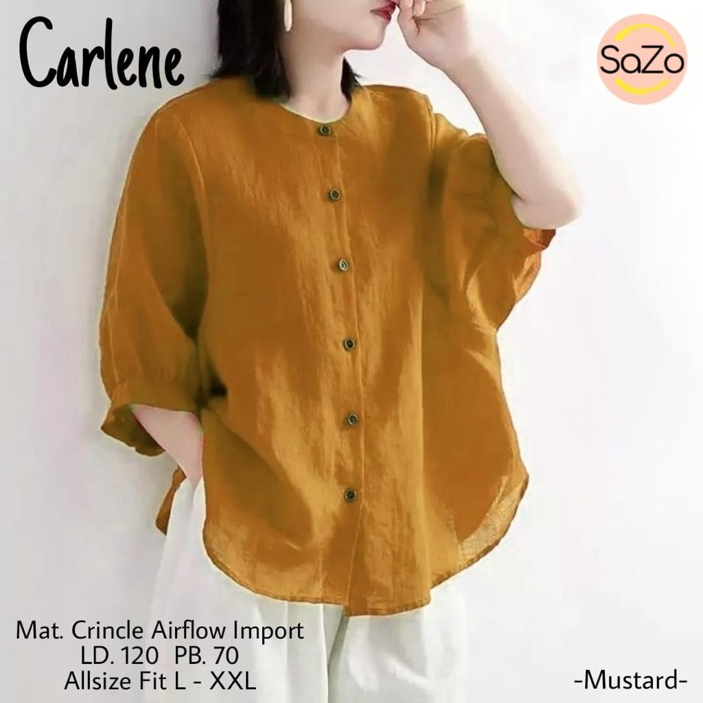 BLOUSE AIRFLOW SUPER MURAH ATASAN LINEN JUMBO SET OUTER RAYON CRINKLE KAOS TUNIK TERBARU MURAH