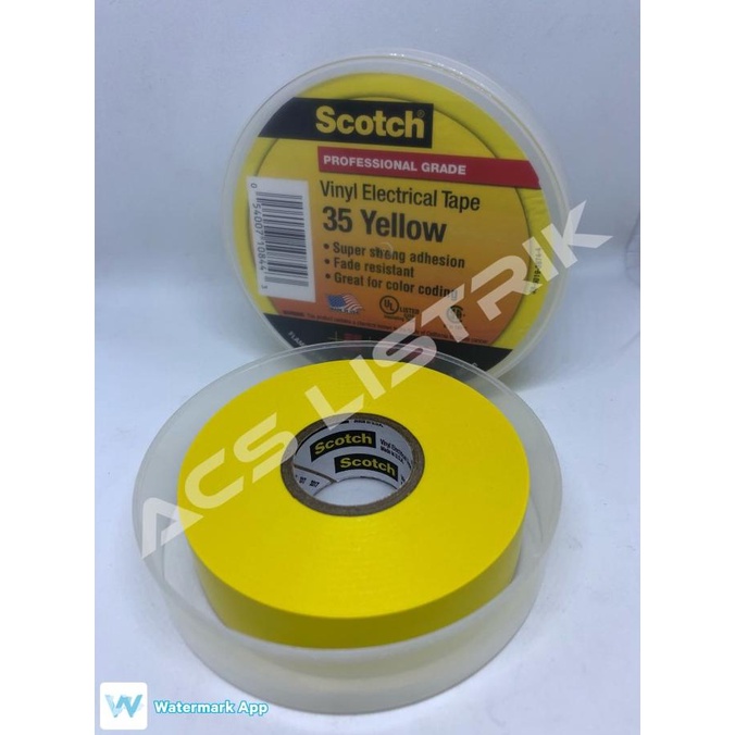 

3M Scotch 35 Vinyl Tape Kuning