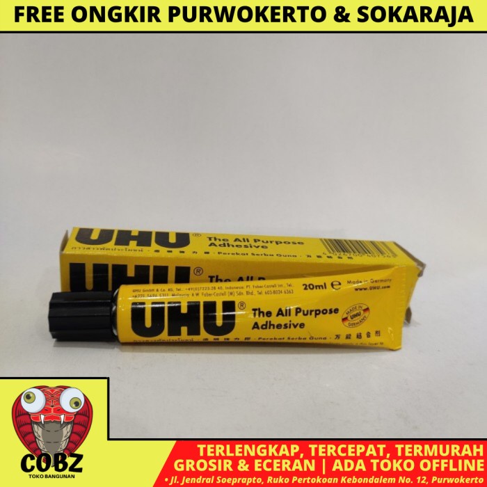 

UHU 20 ML LEM PLASTIK KERTAS MAINAN