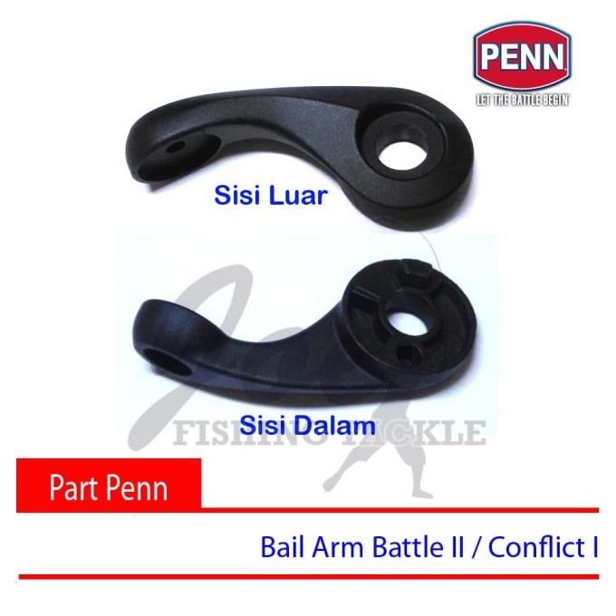 Penn Bail Arm Seri 5000 - 6000 Spare Part Battle II & Conflict Reel