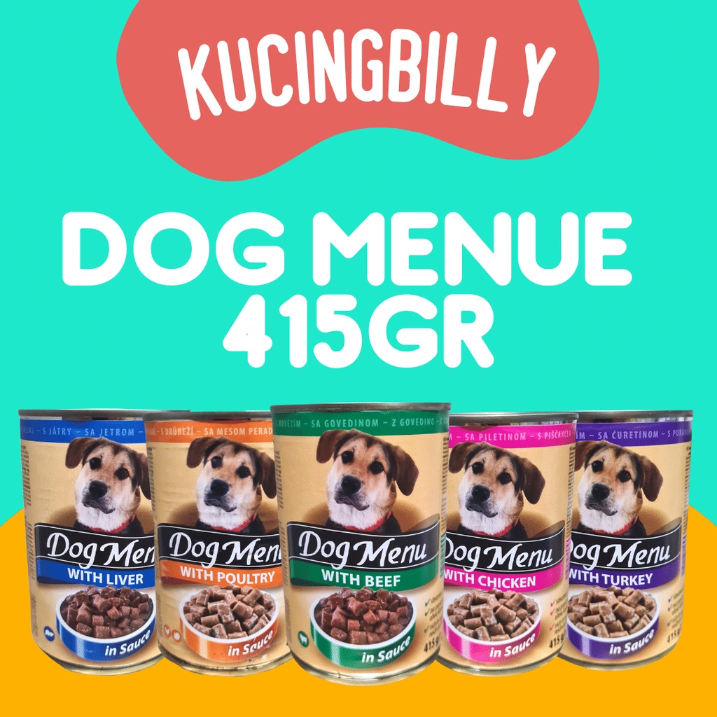 DOG MENUE makanan kaleng 415gr