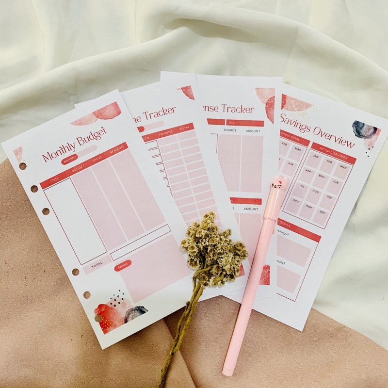 

16_ PDF Printable - Financial Planner Isi Binder A5 dan A6 | Expense Tracker