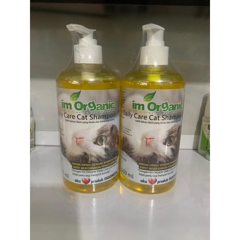 Im Organic Shampoo Daily Cat Care 500ml Shampo Imo Kucing 500ml