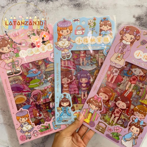 

Paket Stiker isi 6 Lembar Karakter Anti Air Stiker Viral Kode CYF