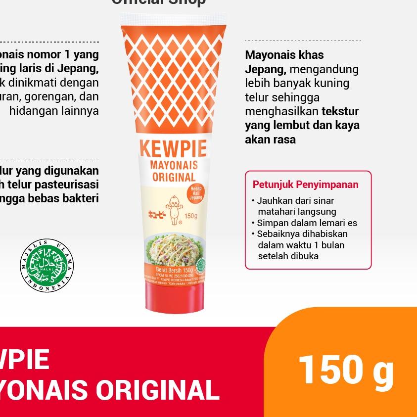 

BISA COD ✔️KEWPIE MAYONAIS ORIGINAL 150g|SQ2