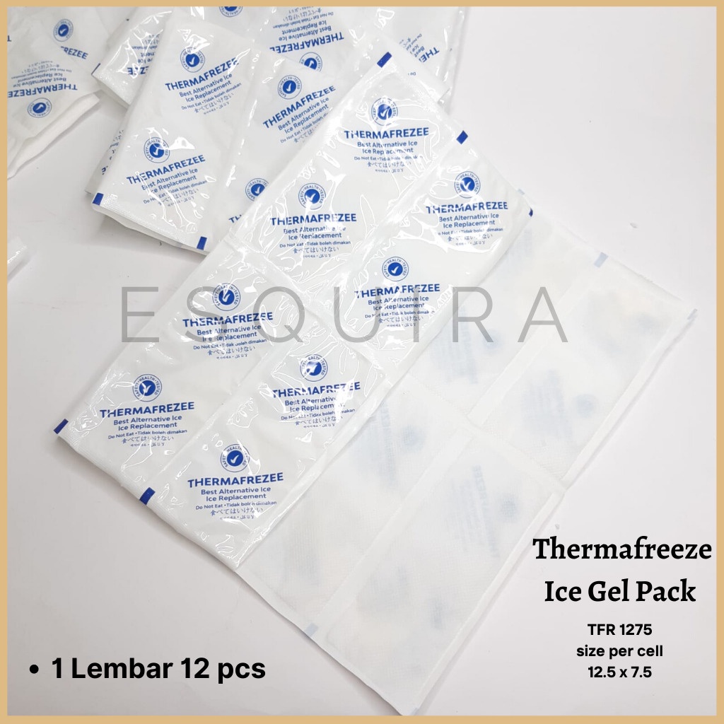 Thermafrezee Ice Gel Pack / Ice Pack 12 Pcs / TFR 7565 / TFR 1275