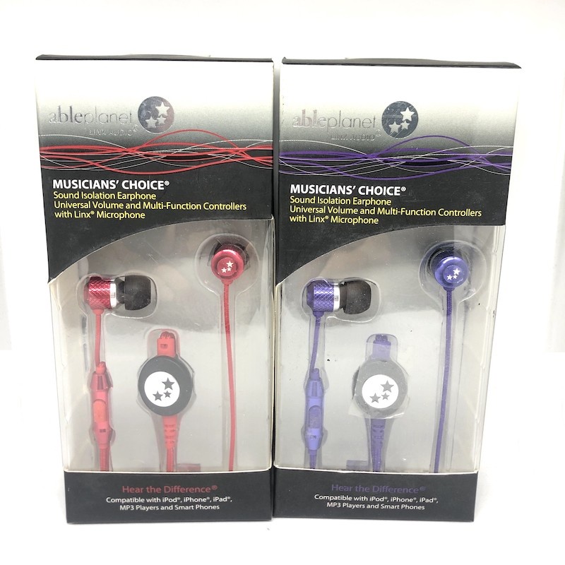 Able Planet Linx Audio SI170 Noise Isolation Earphone With HD Mic