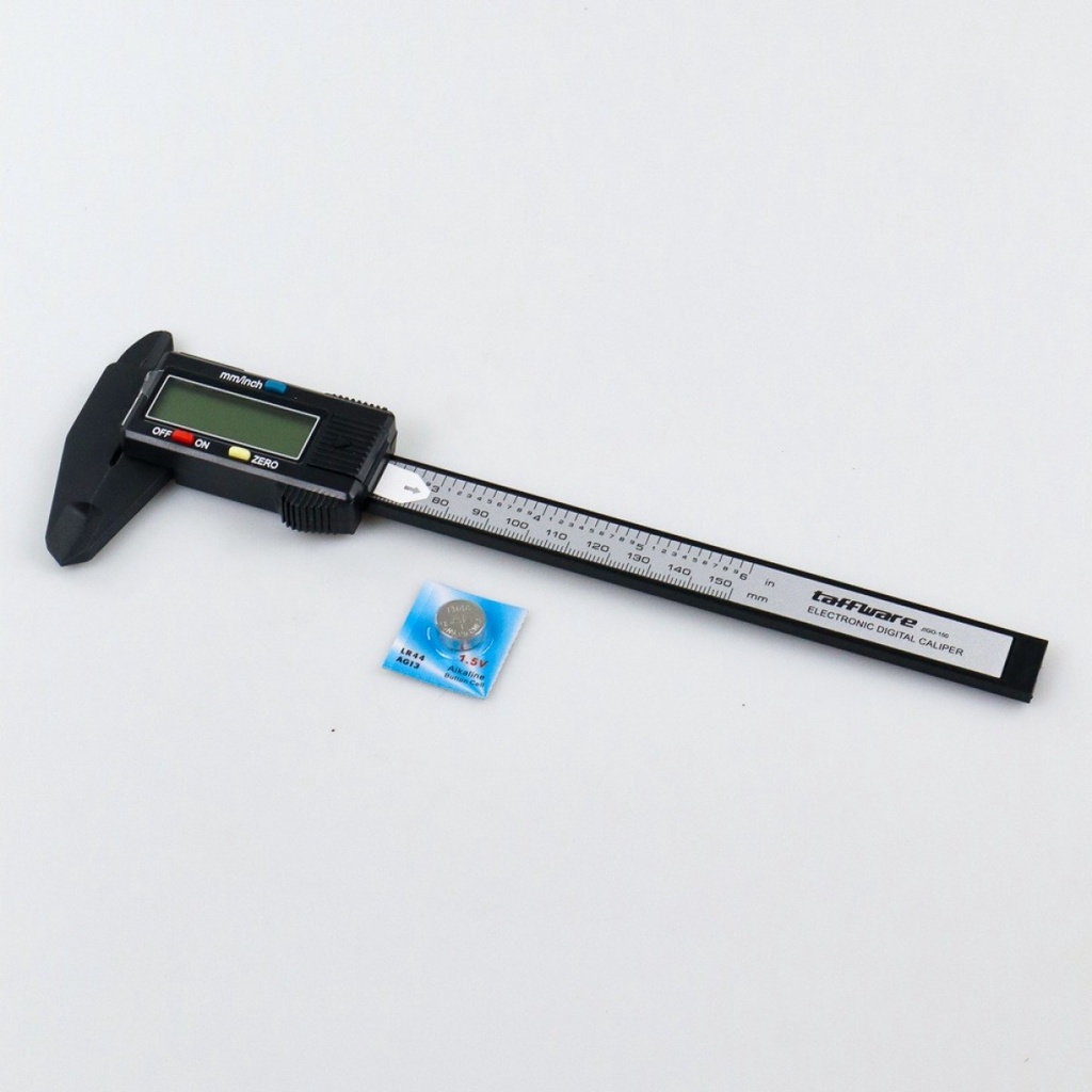 Jangka Sorong Digital Taffware Vernier Caliper LCD Screen