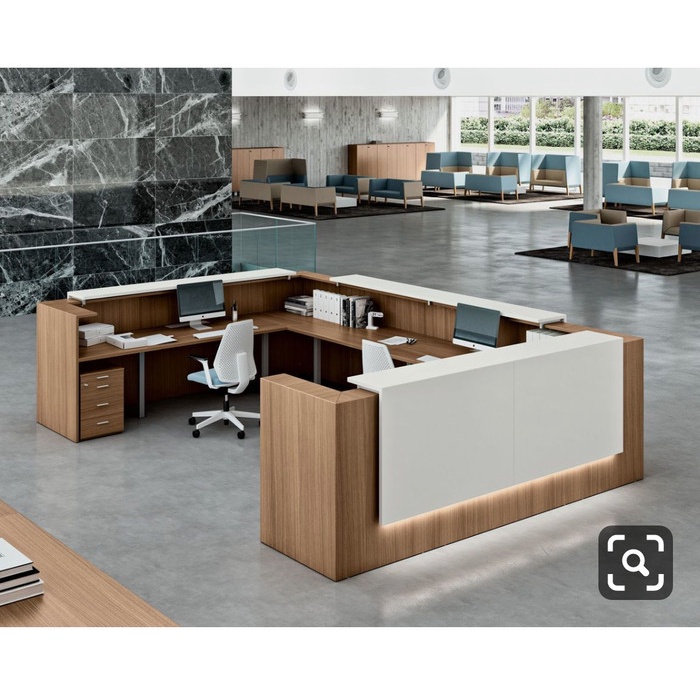 Meja resepsionis meja kantor meja kerja