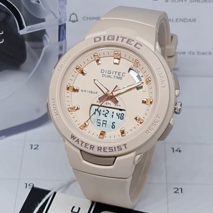 BISA COD! Jam Tangan DIGITEC 4028 ORIGINAL LED Bulat Digital Import Murah Mewah BONUS BATERAI CADANGAN!