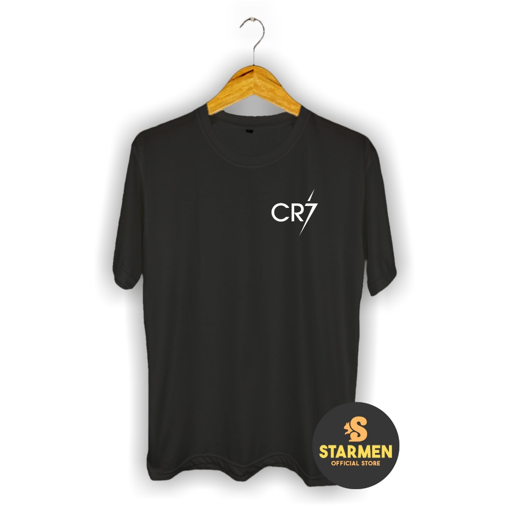 Kaos Distro Pria T-Shirt Motif Kata Kata Logo CR7