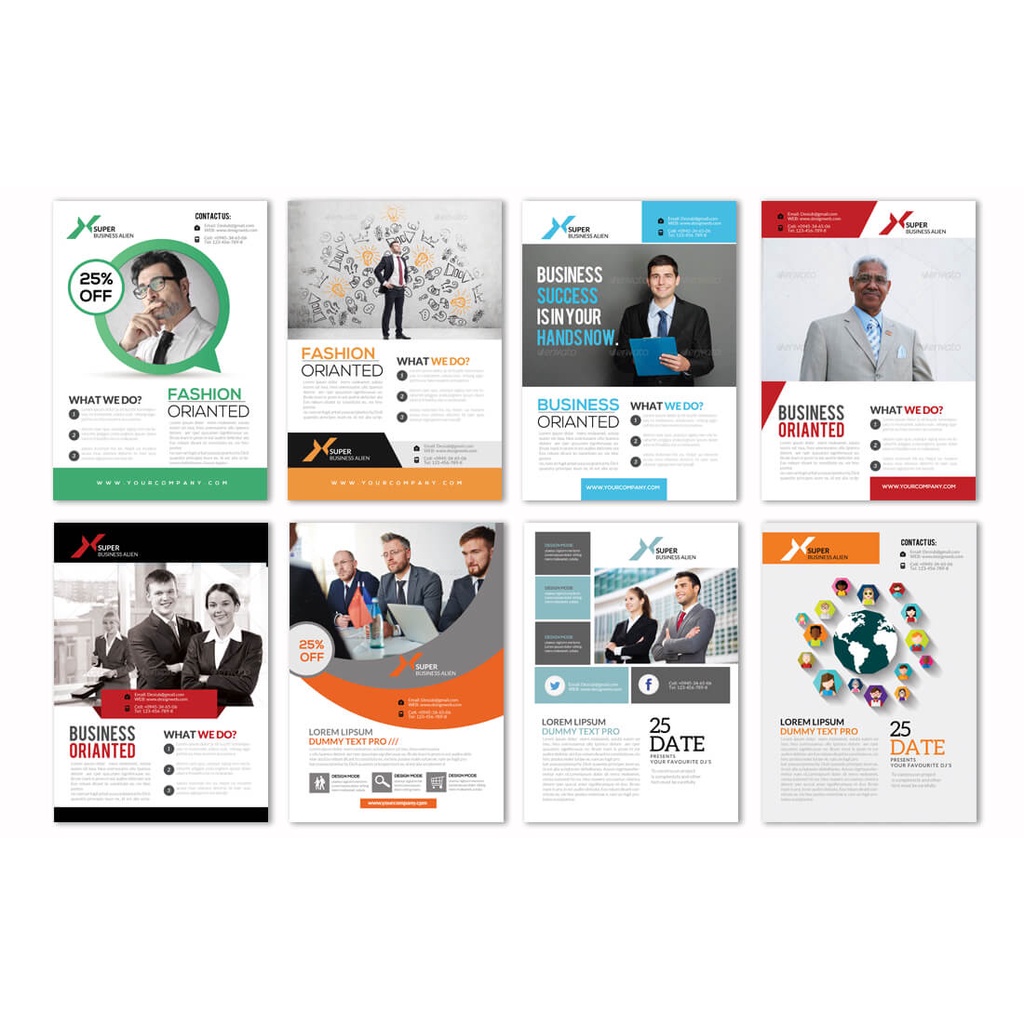 100 High-Quality Business Flyer Templates