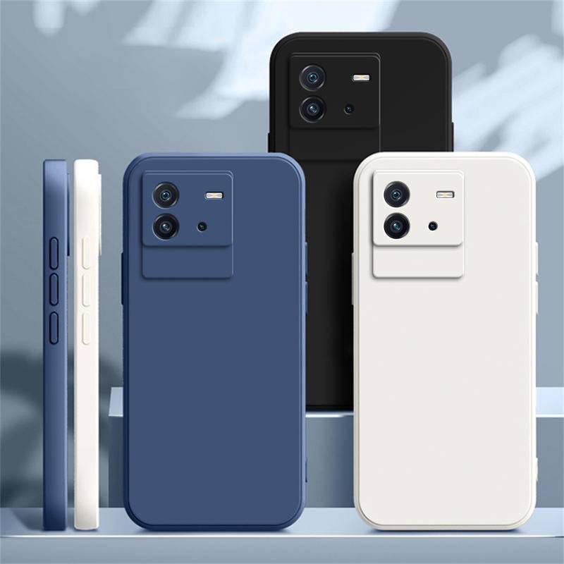 Untuk Vivo iQOO Neo 6se Square Cairan Silikon Kamera Perlindungan Mewah Original Shockproof Casing Baru