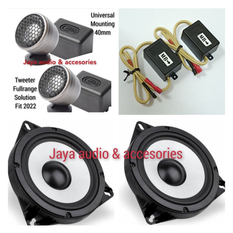 Jual Paket Tweeter Fullrange Cello Solution Fit Midbass Tg