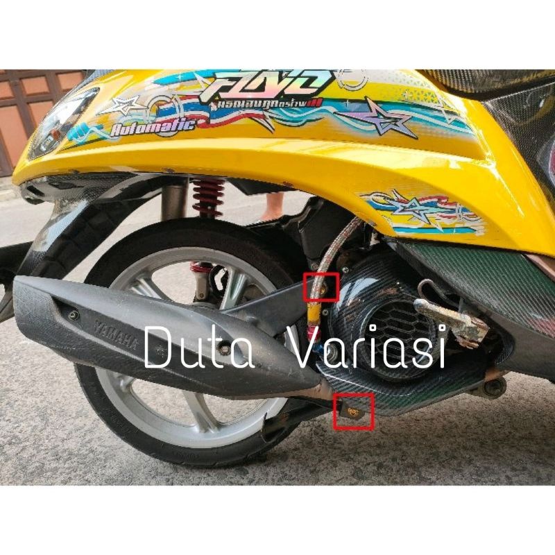 NACOM DV Baut pegangan knalpot Mio GT 125,Fino 125,M3,Mio 125