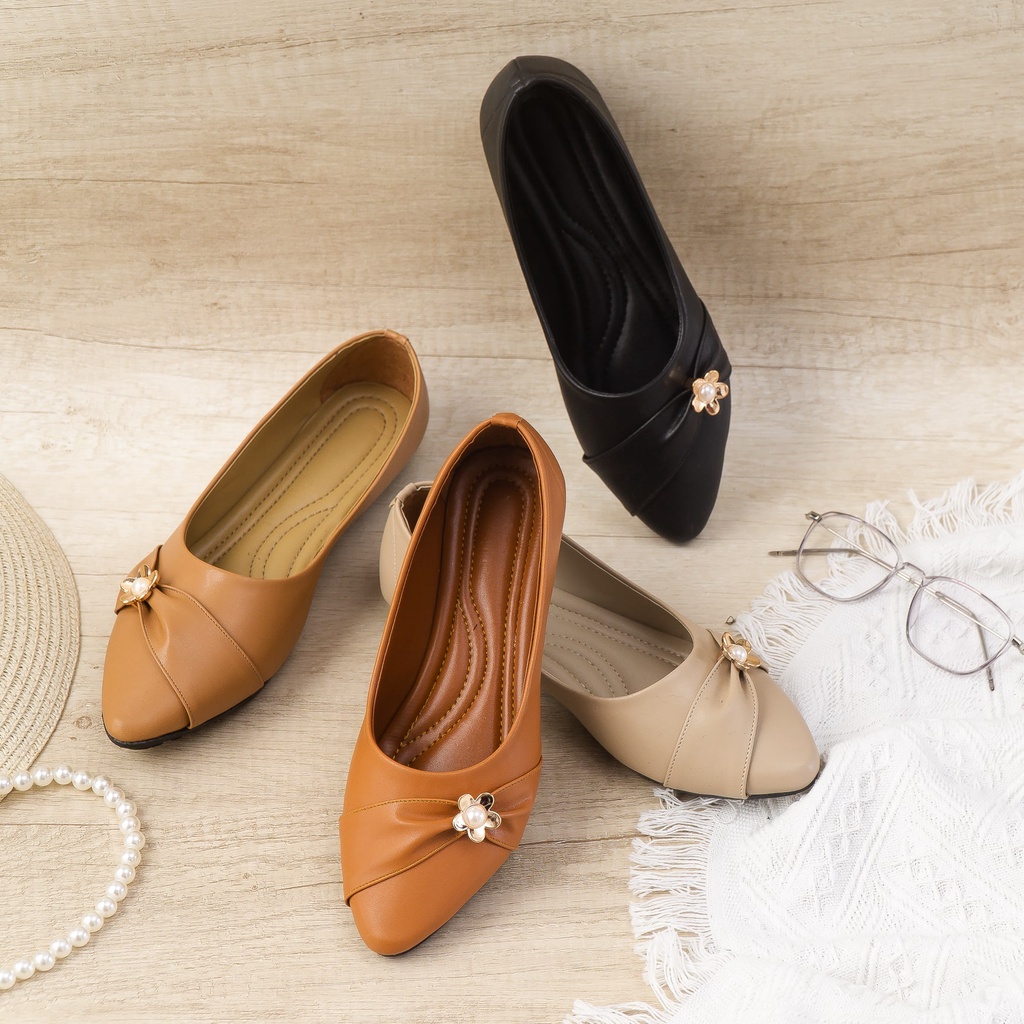 Sepatu Flatshoes Wanita Modis Formal