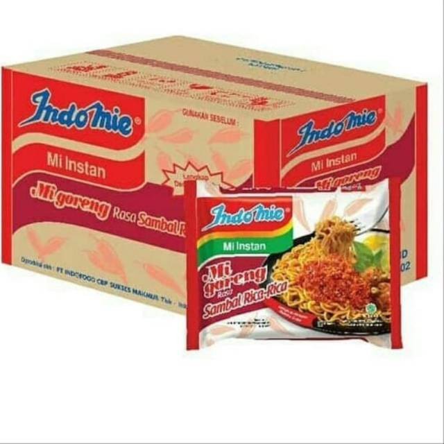 

Indomie Mie Goreng Sambal Rica Rica [ 85gr /40 pcs / 1 Karton ]