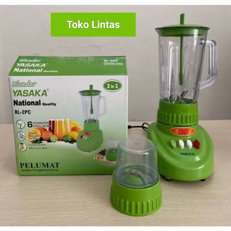 Jual Blender 2 In 1 Yasaka BL2PC Blender Nasional Quality Shopee