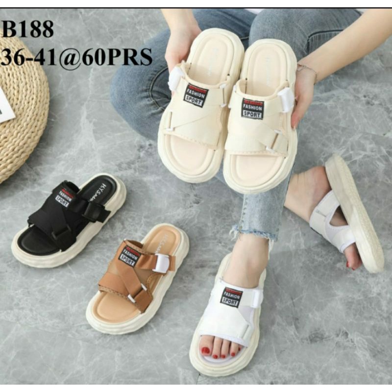 SANDAL FASHION JELLI IMPORT KEKINIAN /SANDAL WANITA NEW HYS.B188