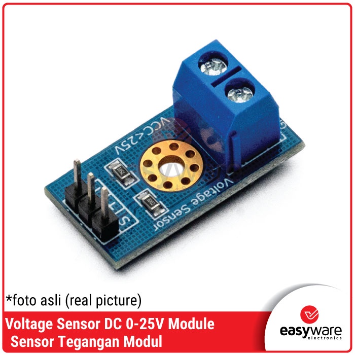 Voltage Sensor Module Sensor Tegangan 0-25V