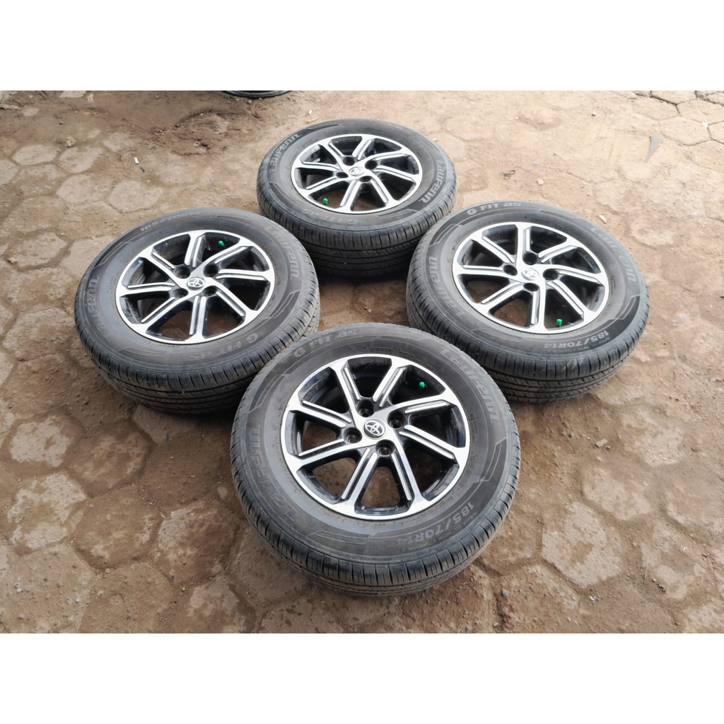 pelek seken murah ring 14,ban seken ring 14 laufen 185/70